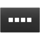 VIMAR - PLACCA 4MX4 FLAT GRIGIO ANTRACITE