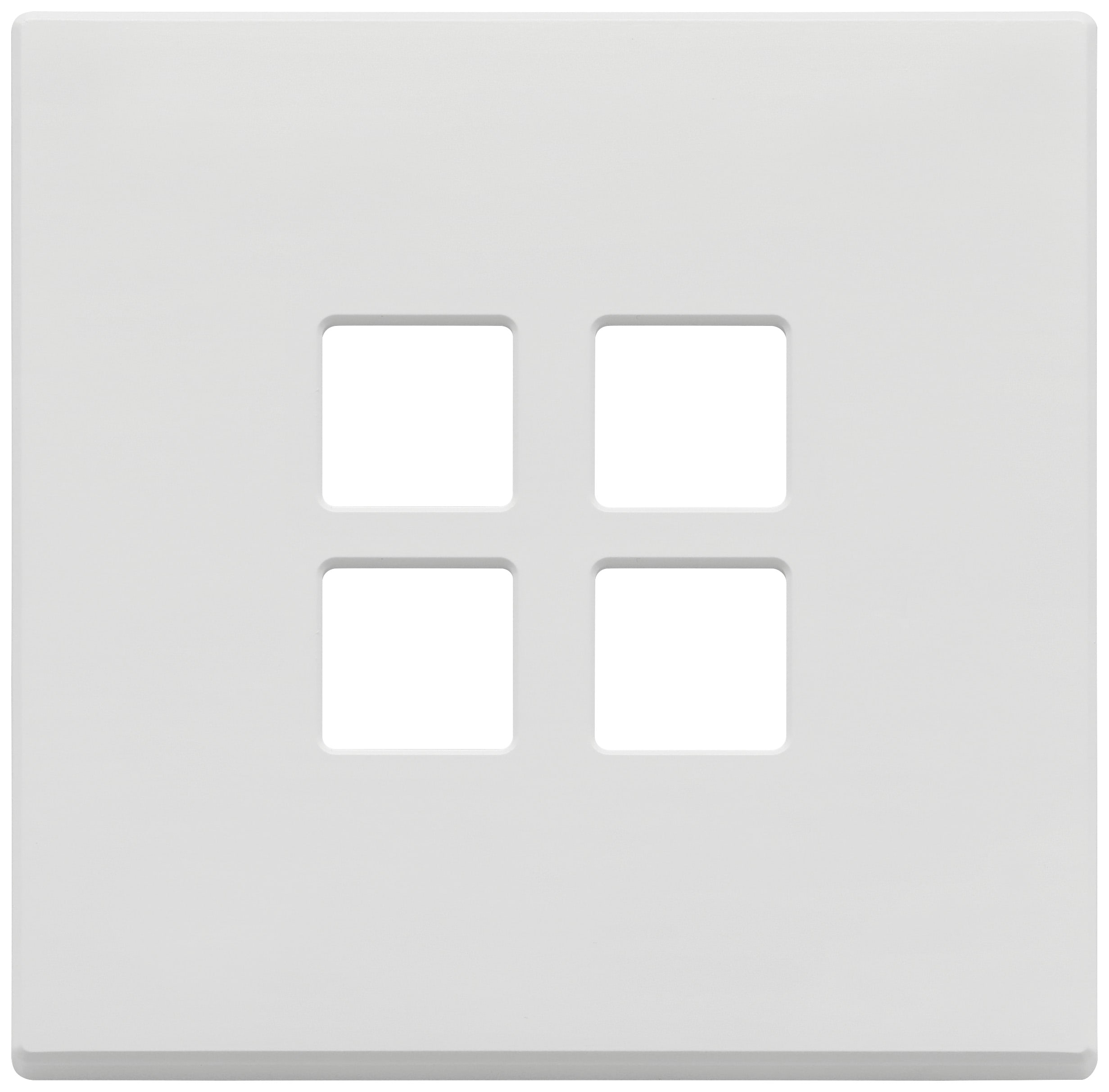 VIMAR - PLACCA 2MX4 FLAT BIANCO MATT