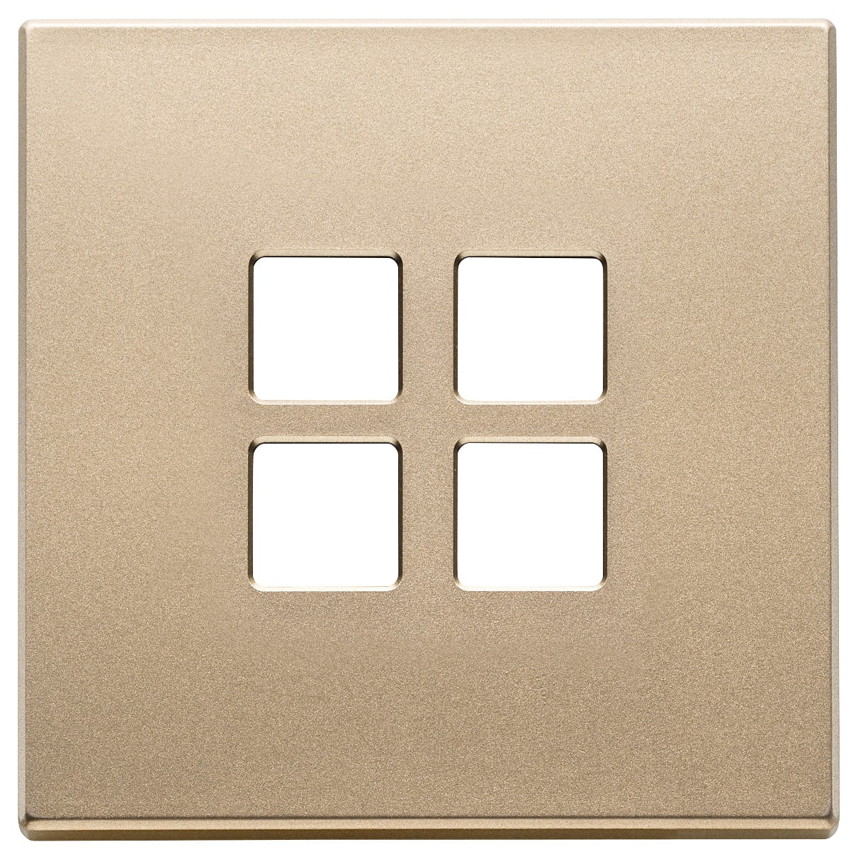 VIMAR - PLACCA 2MX4 FLAT ORO SATINATO