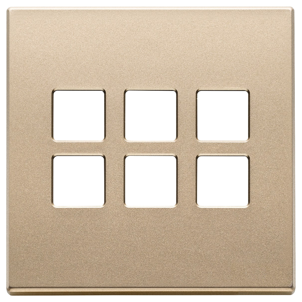 VIMAR - PLACCA 3MX6 BS FLAT ORO SATINATO