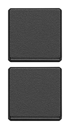 VIMAR - Due Tasti Flat Intercambiabili Grigio Antracite