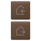 VIMAR - DUE TASTI FLAT SCENARIO CASETTA BRONZO
