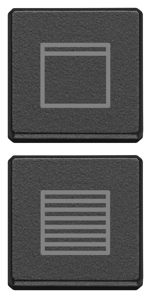 VIMAR - DUE TASTI FLAT SCEN. TAPPARELLA GRIGIO