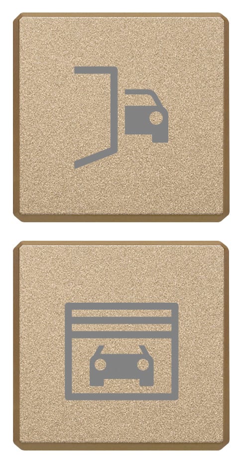 VIMAR - DUE TASTI FLAT CANCELLO GARAGE OROSATIN