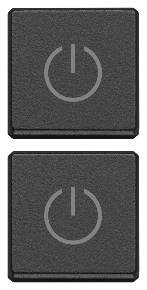 VIMAR - DUE TASTI FLAT SIMBOLI TOGGLE GRIGIO