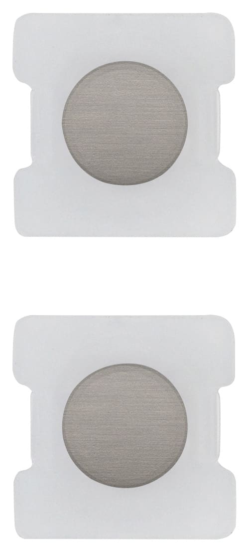 VIMAR - Due Tasti Tondo Domotica Illuminabili Nichel Spazzolato - Comandi Domotici/Knx
