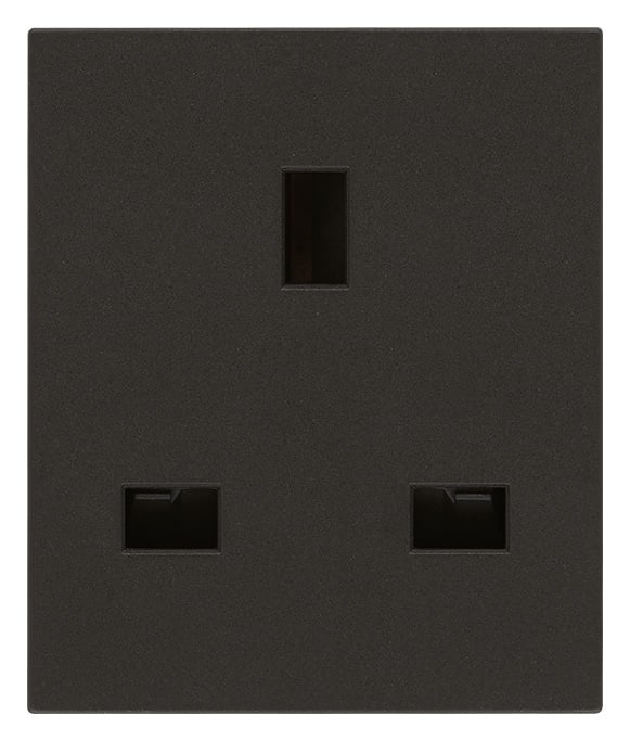 VIMAR - PRESA 2P+T 13A INGLESE NERO