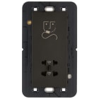 VIMAR - PRESA PER RASOIO VERTICALE 230V NERO