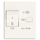 VIMAR - Interruttore Automatico Magnetotermico Differenziale 1P+N C16 6Ma Bianco 120-230V 50-60Hz Potere di interruzione 3000A 2 Moduli