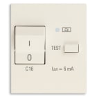VIMAR - Interruttore Automatico Magnetotermico Differenziale 1P+N C16 6Ma 120-230V 50-60Hz 3000A - Canapa 2 Moduli
