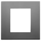 VIMAR - PLACCA 2M INOX SATINATO