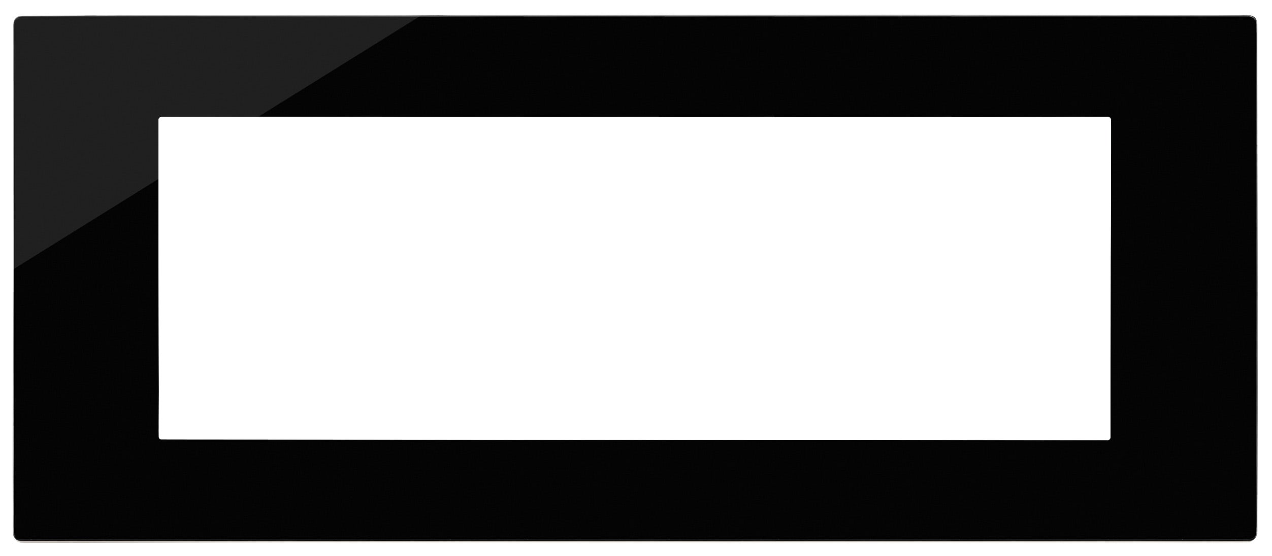 VIMAR - PLACCA 7M REFLEX NERO