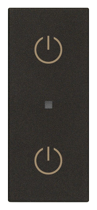 VIMAR - TASTO 1M ASSIALE SIMBOLI TOGGLE NERO