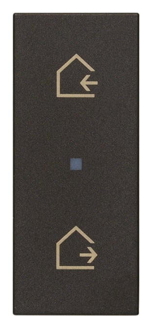 VIMAR - TASTO 1M ASSIALE SIMBOLO SCENARI NERO