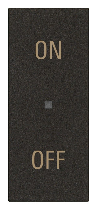 VIMAR - TASTO 1M ASSIALE SIMBOLI ON OFF NERO