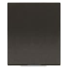 VIMAR - Tasto 2M con Fascio Luce Verticale Nero - Intercambiabile 2 Moduli Allineato