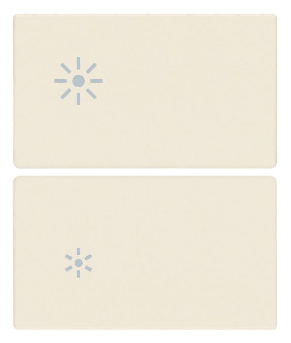VIMAR - DUE MEZZI TASTI 2M DIMMER CANAPA