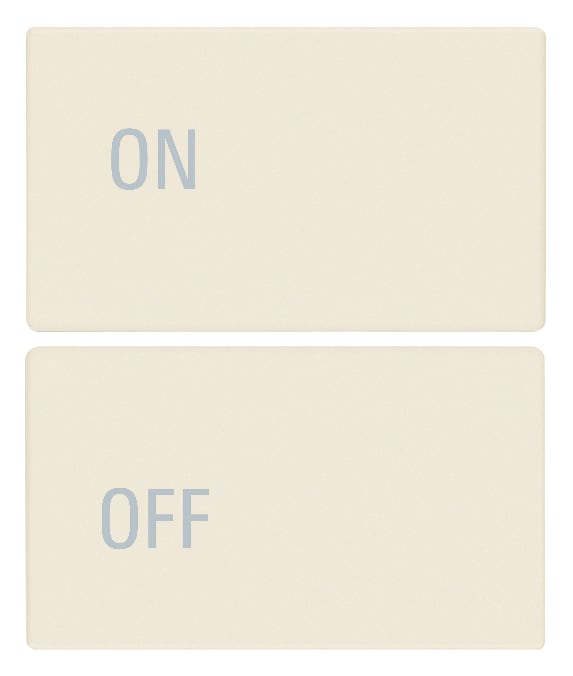 VIMAR - DUE MEZZI TASTI 2M SIMBOLI ON/OFF CANAPA