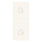 VIMAR - DUE MEZZI TASTI 1M SCEN. CASETTA BIANCO