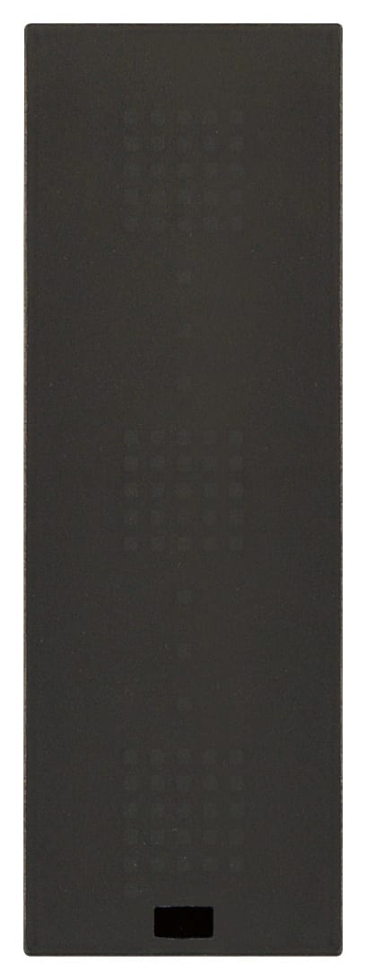 VIMAR - Comando XT KNX 1M nero, 2 pulsanti, configurabile 1 basculante, funzione proximity, LED stato/scenario, simboli personalizzabili, 1 modulo.