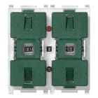 VIMAR - Ricambio Pulsanti Basculanti e Attuatore per Tapparella con Uscita a Relè, Compatibile con Motori 0,6-2A 120-230V~