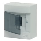 VIMAR - Centralino Parete IP40 Grigio con Portello Trasparente a Cerniera Verticale