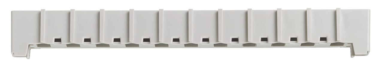 VIMAR - Staffa portamors centralino estetico 8M per 3 morsettiere innesto rapido V53552 grigio da agganciare scatola