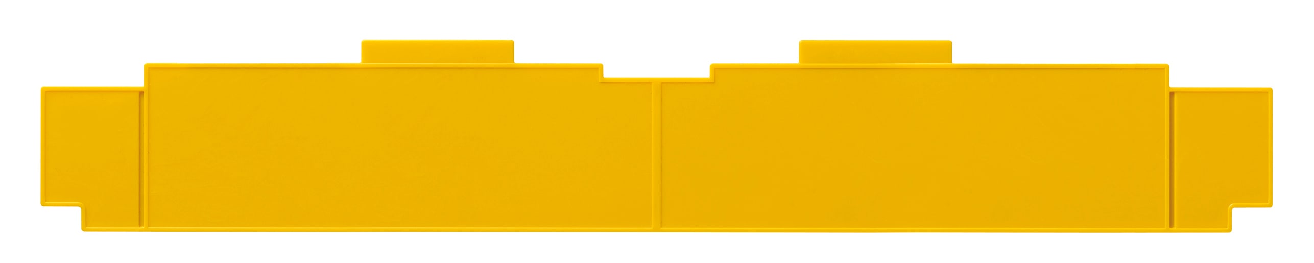 VIMAR - Separatore Centralino Estetico 18M Removibile 54 e 72 Moduli Giallo da Agganciare alla Scatola
