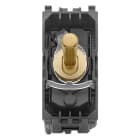VIMAR - DEVIATORE 1P 10AX VINTAGE OTTONE SPAZZ.