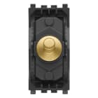 VIMAR - PULSANTE COMM. 2P 10A VINT.OTTONE SPAZ.