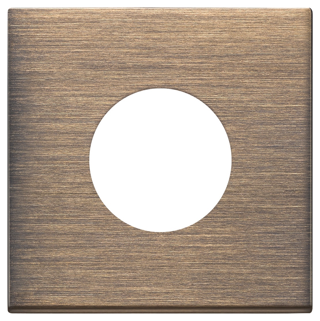 VIMAR - PLACCA 2M TONDO BRONZO ANTICO SPAZ.