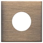 VIMAR - PLACCA 2M TONDO BRONZO ANTICO SPAZ.