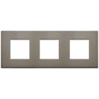 VIMAR - PLACCA 6M (2+2+2)INT71 GUN METAL