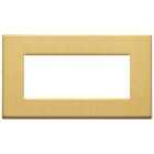 VIMAR - PLACCA 5M BS OTTONE SPAZZ.