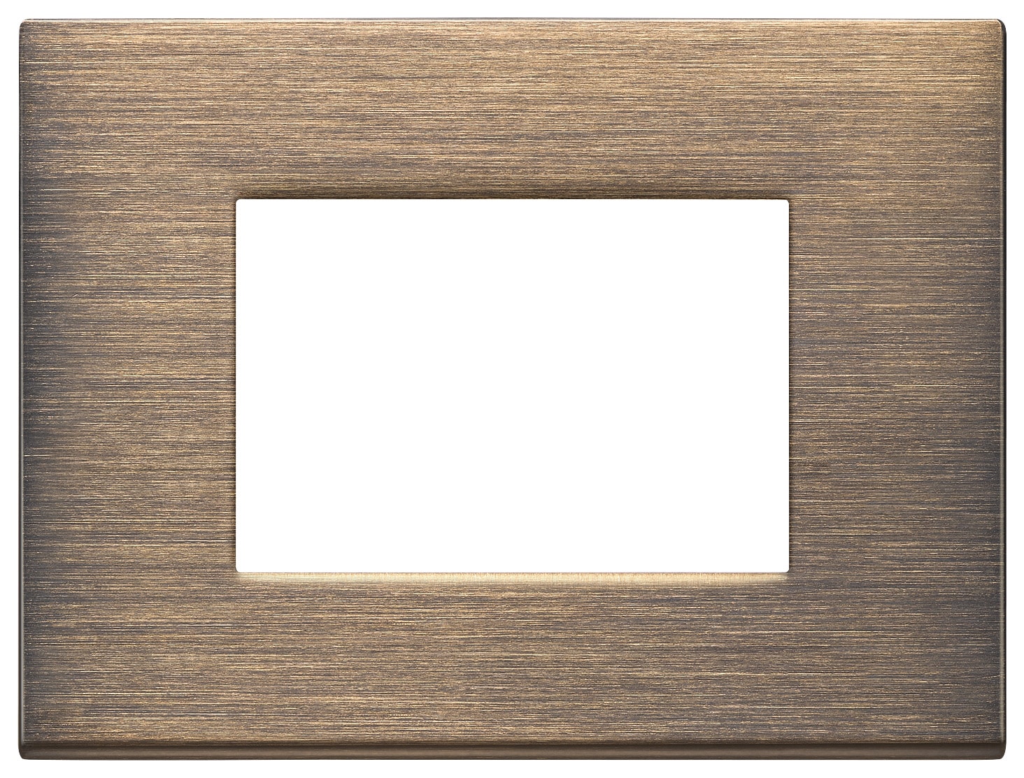 VIMAR - Placca 3M Bronzo Antico Spazzolato - Moduli Metallo Esclusivo