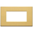 VIMAR - PLACCA 4M OTTONE SPAZZ.