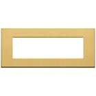 VIMAR - PLACCA 7M OTTONE SPAZZ.
