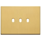 VIMAR - PLACCA 3MX3 VINTAGE OTTONE SPAZZ.