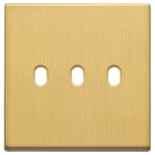 VIMAR - PLACCA 3MX3 BS VINTAGE OTTONE SPAZZ.