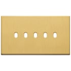 VIMAR - PLACCA 5MX5 BS VINTAGE OTTONE SPAZZ.