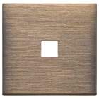 VIMAR - PLACCA 2MX1 FLAT BRONZO ANTICO SPAZZ.