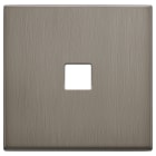 VIMAR - PLACCA 2MX1 FLAT GUN METAL