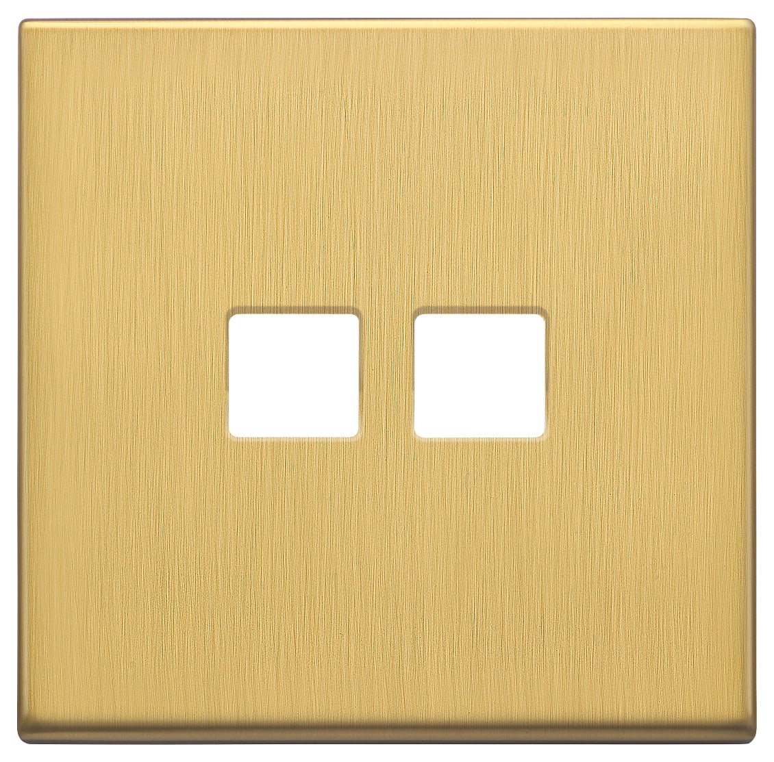VIMAR - PLACCA 2MX2 FLAT OTTONE SPAZZ.