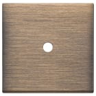VIMAR - PLACCA 2MX1 TONDO BRONZO ANTICO SPAZZ.