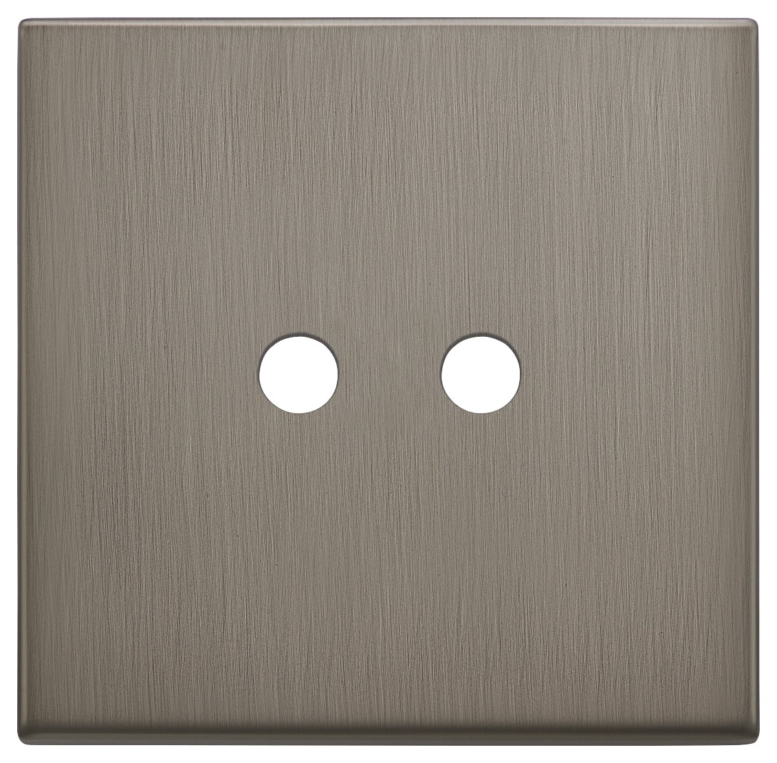 VIMAR - PLACCA 2MX2 TONDO GUN METAL
