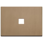 VIMAR - PLACCA 3MX1 FLAT BRONZO