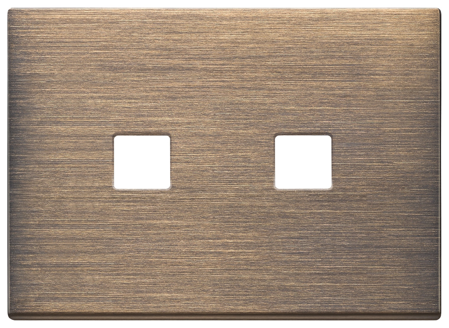 VIMAR - PLACCA 3MX2 FLAT BRONZO ANTICO SPAZZ.