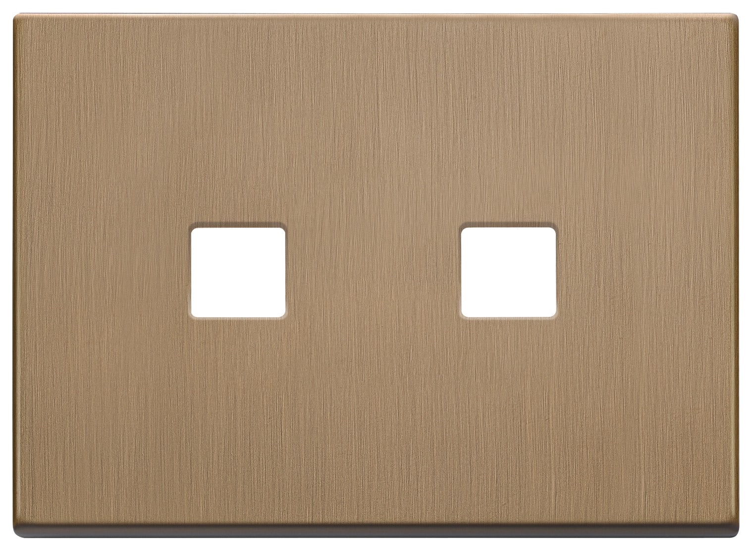 VIMAR - PLACCA 3MX2 FLAT BRONZO