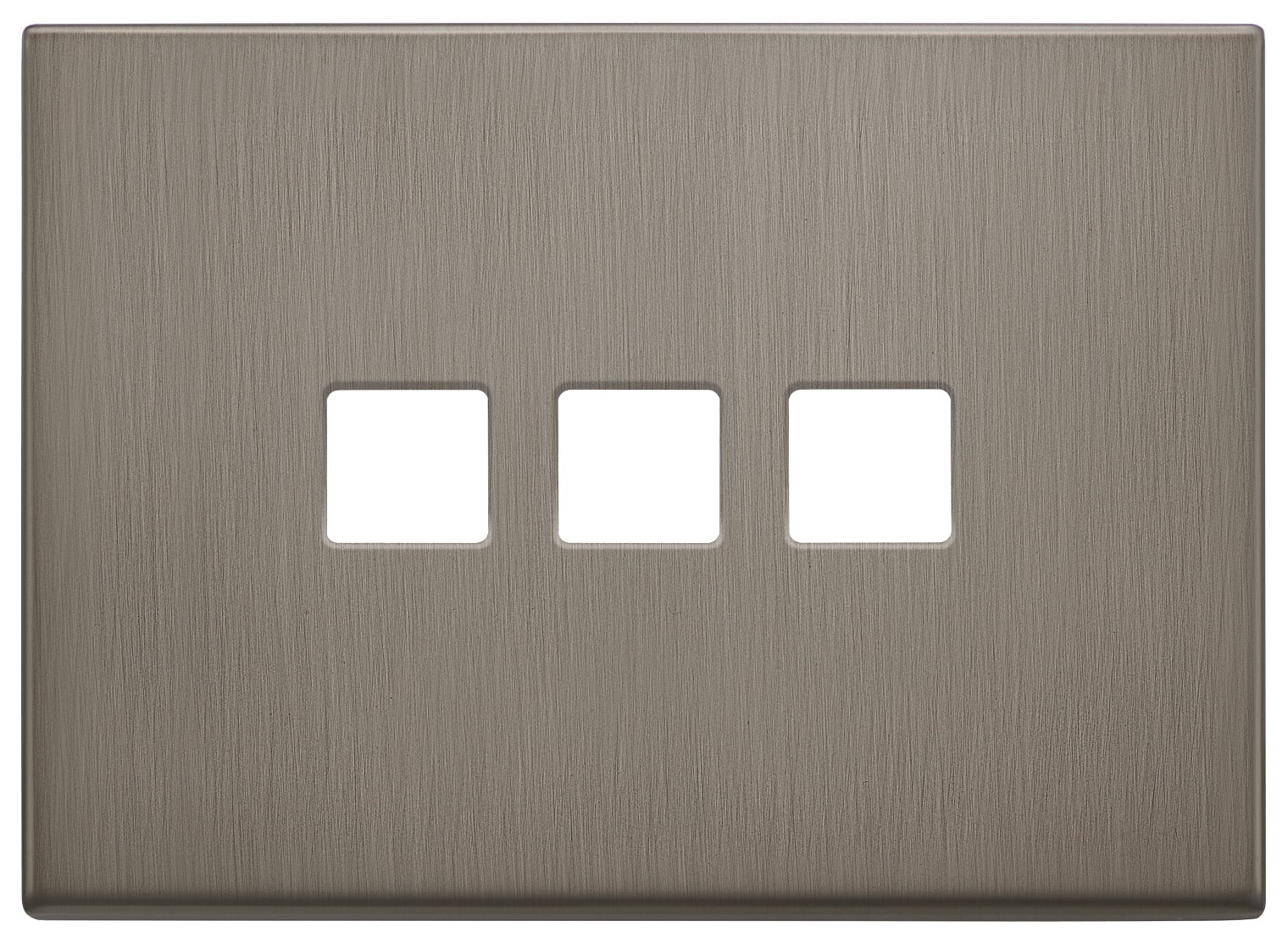 VIMAR - PLACCA 3MX3 FLAT GUN METAL