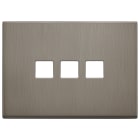 VIMAR - PLACCA 3MX3 FLAT GUN METAL